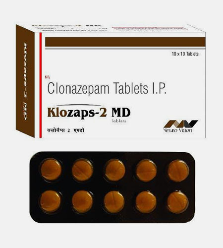Klozaps-2 MD (clonazepam) from Neuro Vision (🇬🇧UK)